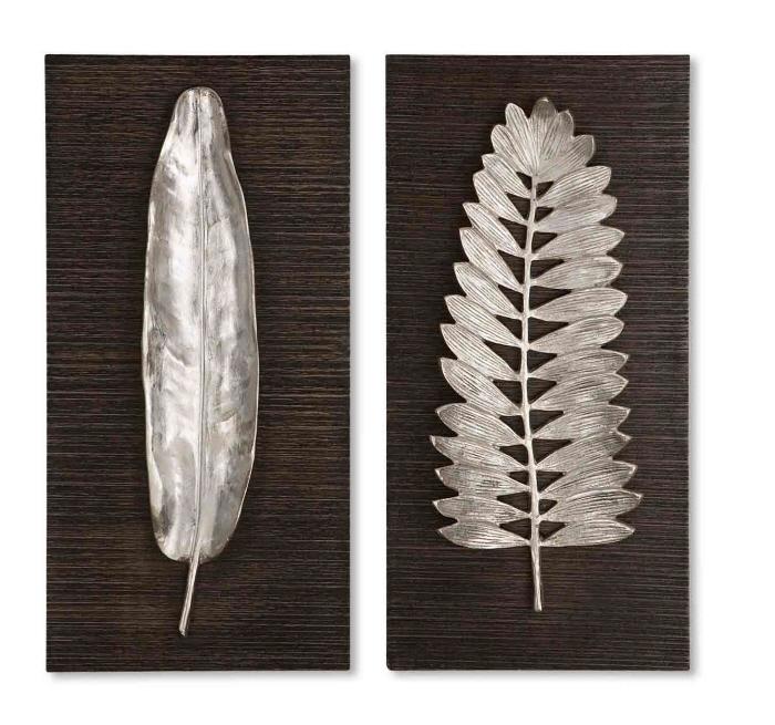 Uttermost 04001 Silver Leaves, S/2  - фото 1