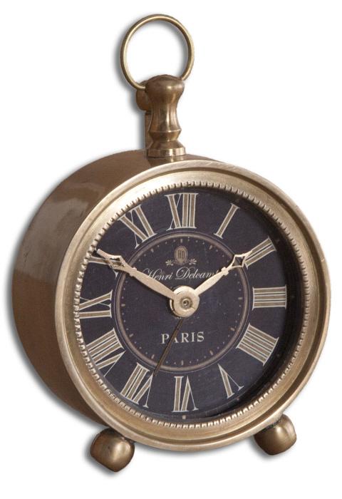 Uttermost 06082 Petite Alarm Clock, Brass - фото 2