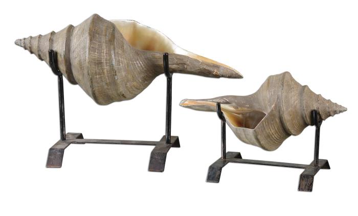 Uttermost 19556 Conch Shell, Sculpture, S/2 - фото 2