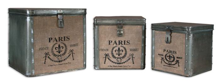 Uttermost 19751 Paris, Hinged Boxes, S/3 - фото 2
