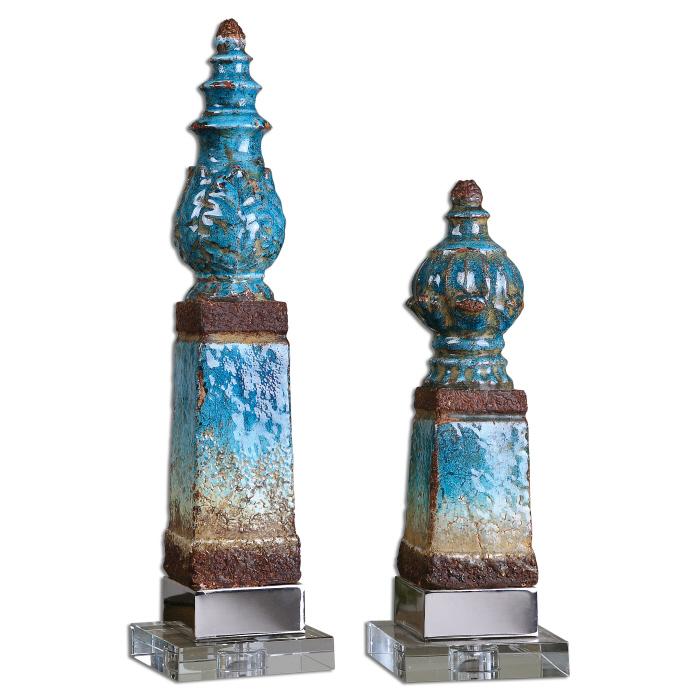 Uttermost 19838 Yaka, Finials, S/2 - фото 2