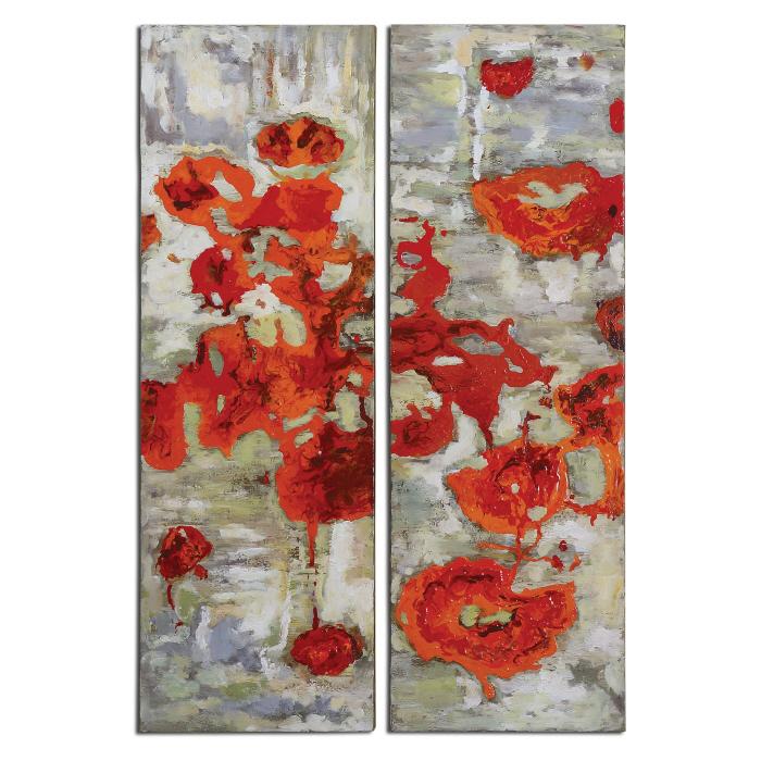 Uttermost 31201 Scarlet Poppies, S/2 - фото 2
