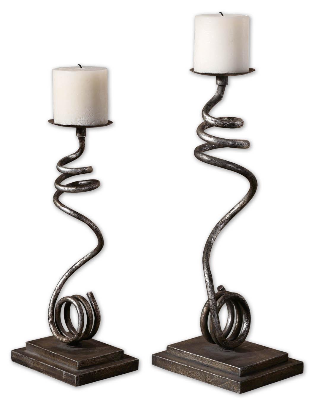 Uttermost 19284 Jarek candleholders s/2 - фото 1