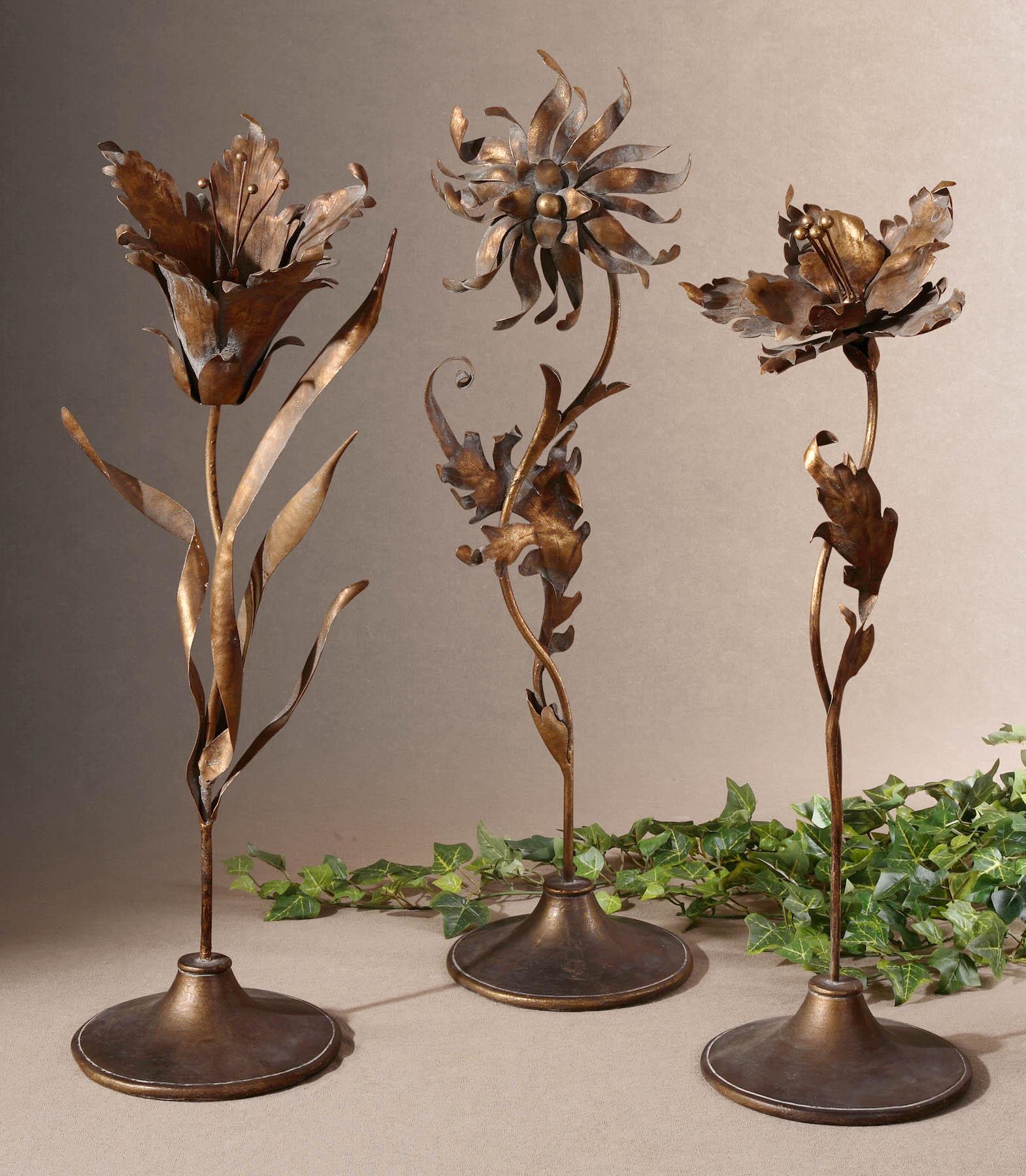 Uttermost 19285 Spring flowers sculpture set/3 - фото 2