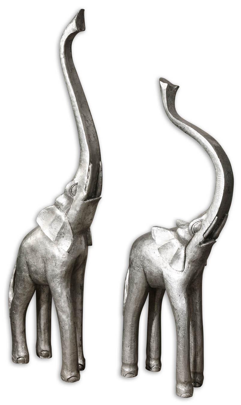 Uttermost 19359 Dakila elephants statues s/2 - фото 1
