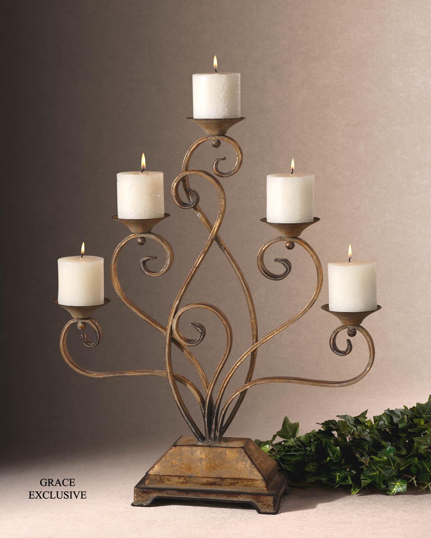 Uttermost 19415 Paloma candelabra - фото 2