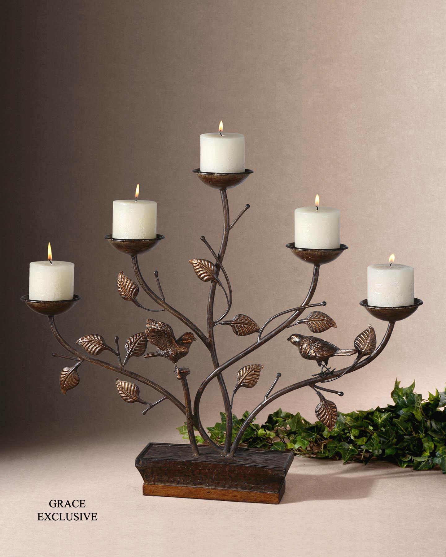 Uttermost 19416 Parmenia candelabra - фото 2