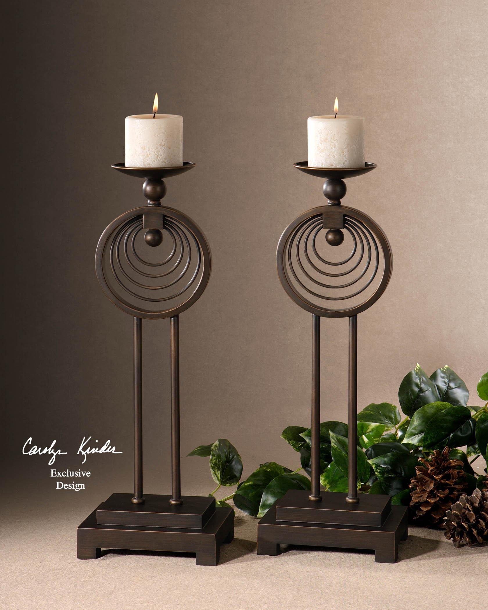Uttermost 19444 Ciro candleholders set/2 - фото 2
