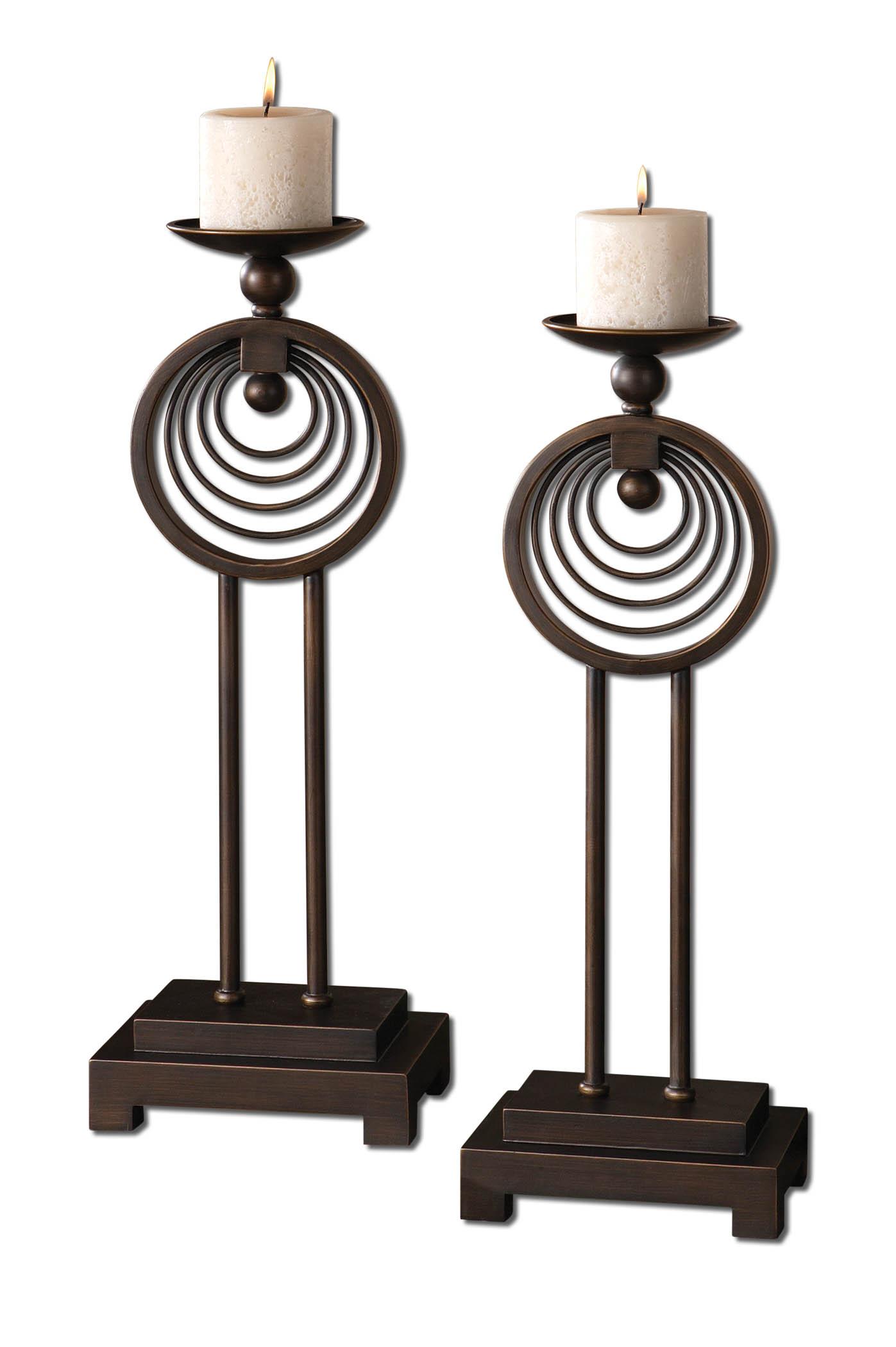 Uttermost 19444 Ciro candleholders set/2 - фото 1