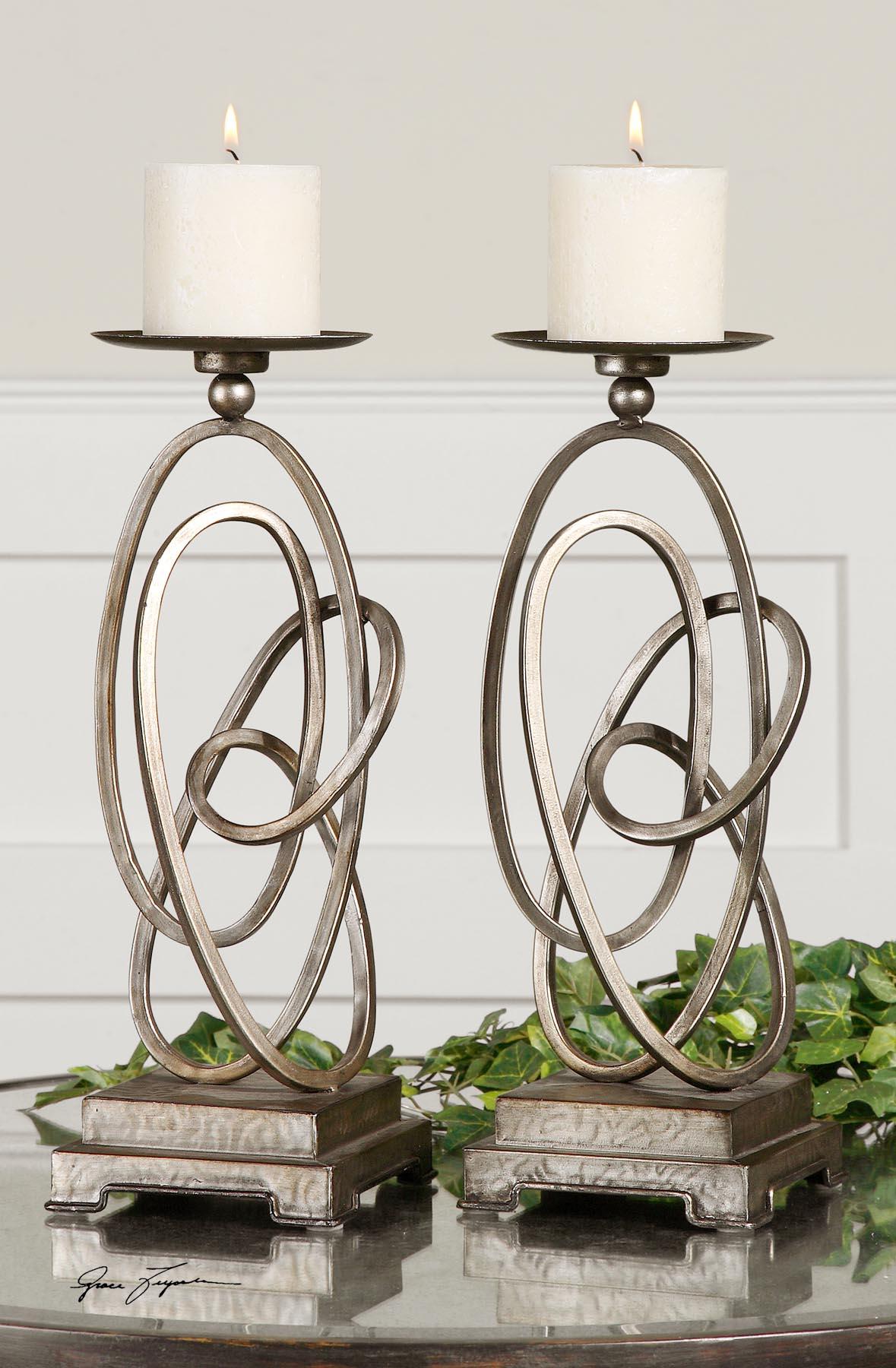 Uttermost 19544 Rishi candleholders s/2 - фото 2