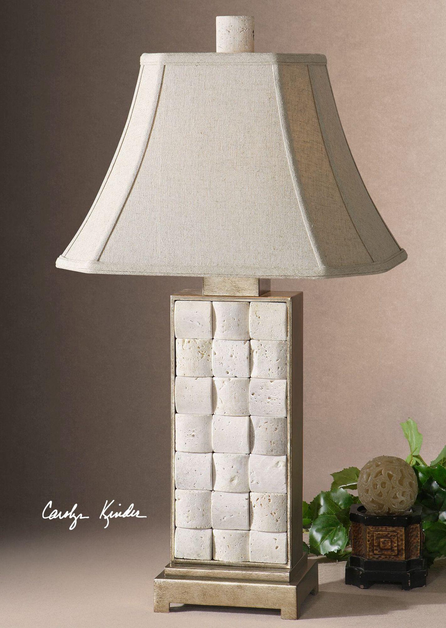 Uttermost 26512 Travertine table lamp - фото 2
