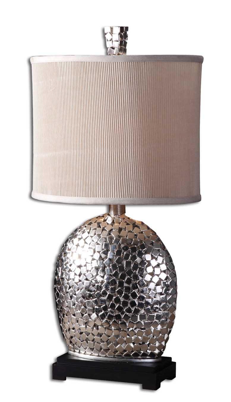 Uttermost 27942-1 Harrison silver table - фото 1