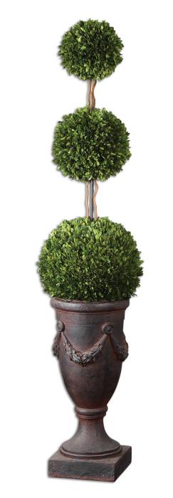 Uttermost 60093 Preserved Boxwood, Triple Topiary - фото 2