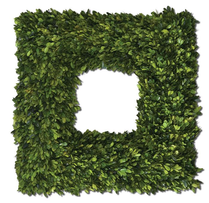 Uttermost 60109 Preserved Boxwood, Square Wreath - фото 2