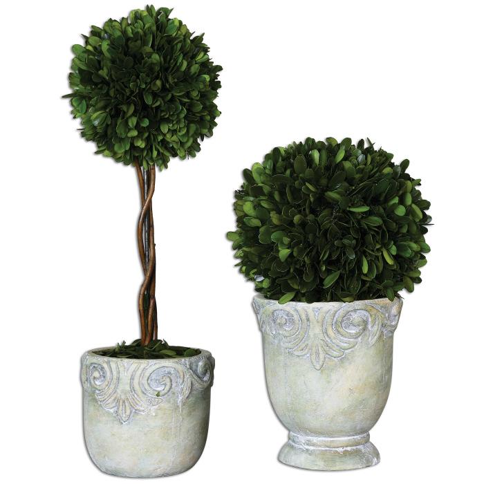 Uttermost 60112 Preserved Boxwood, Ball Topiaries, S - фото 2