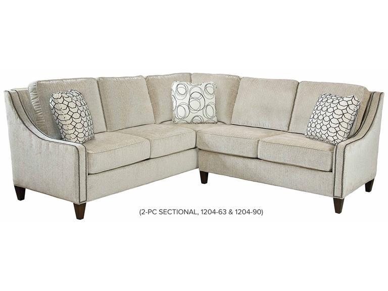 Howard Miller 1204-63 Drea Sectional, Left Arm Facing Loveseat - фото 1