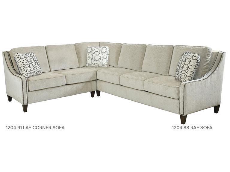 Howard Miller 1204-91 Drea Left Arm Facing Corner Sofa (with nailheads) - фото 1