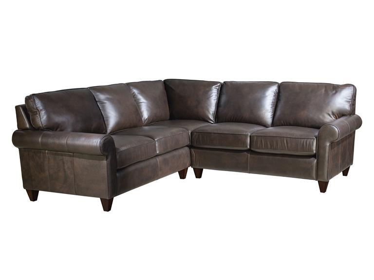 Howard Miller 1205-63LBR Maisey Leather Sectional, Left Arm Facing Loveseat - фото 1