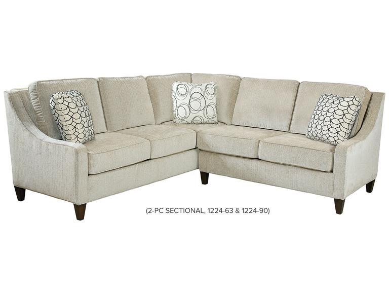 Howard Miller 1224-63 Drea Sectional, Left Arm Facing Loveseat - фото 1