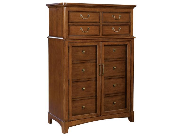 Howard Miller 940103CN Chestnut- Chest With Glass Doors - фото 1