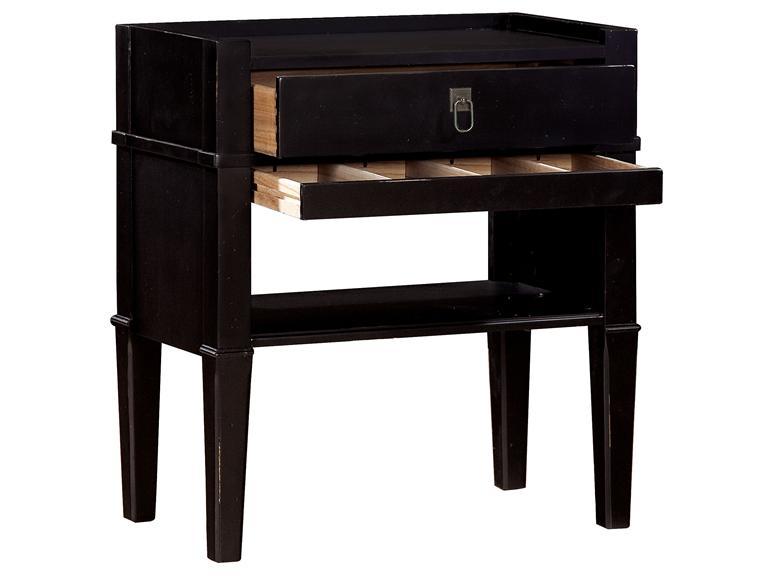 Howard Miller 940105LC Licorice- Open Shelf Night Stand - фото 2