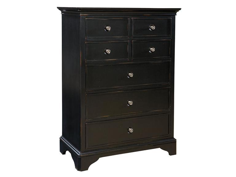 Howard Miller 941104MN - Midnight Black Drawer Chest - фото 1