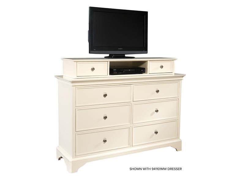 Howard Miller 941106MW - Moonbeam White Dresser Hutch - фото 1