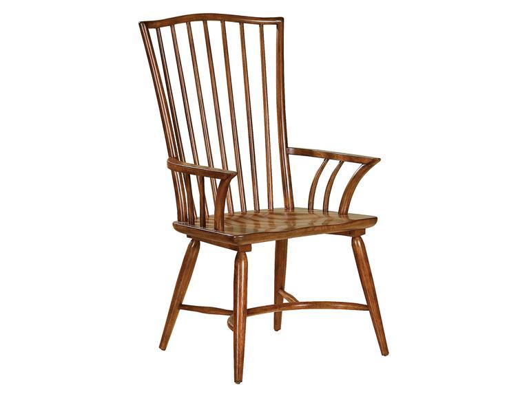 Howard Miller 942006CN Chestnut- Slat Back Arm Chair - фото 1