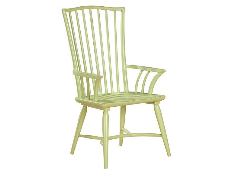 Howard Miller 942006PS Pistacio- Slat Back Arm Chair - фото 1