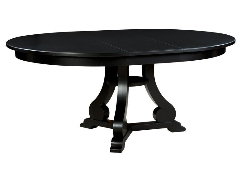 Howard Miller 942102MN - Midnight Black Round Dining Table - фото 2