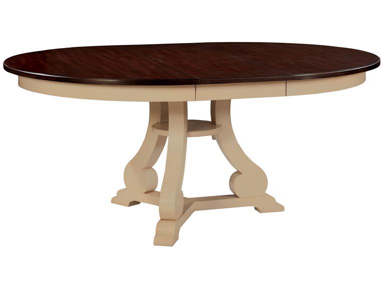 Howard Miller 942102SE - Sand / Earth Brown Round Dining Table - фото 2