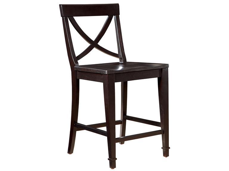 Howard Miller 942108BC - Black Crystal X-Back Counter Stool - фото 1