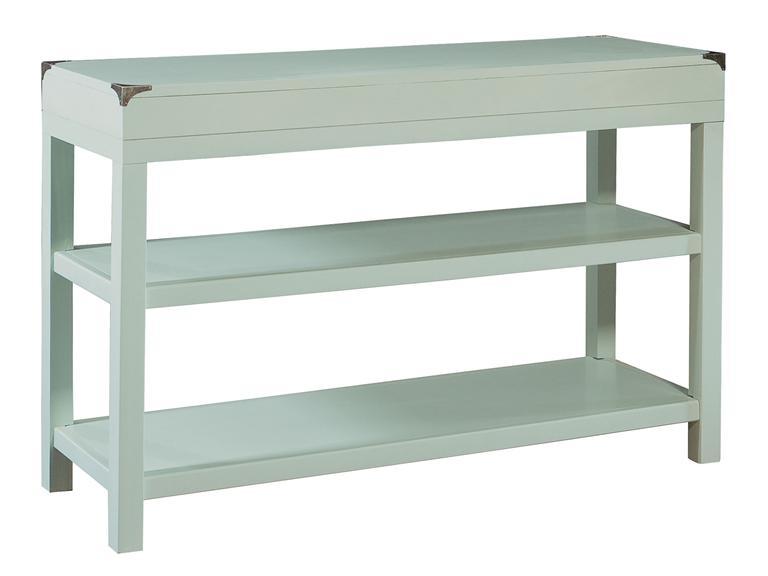 Howard Miller 943102OB - Ocean Blue Campaign Sofa Table - фото 1