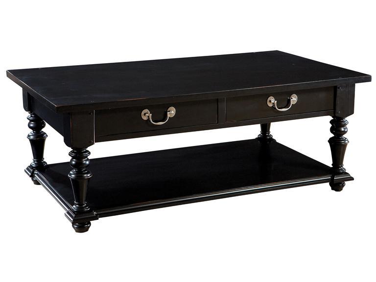 Howard Miller 943106MN - Midnight Black Cocktail Table - фото 1