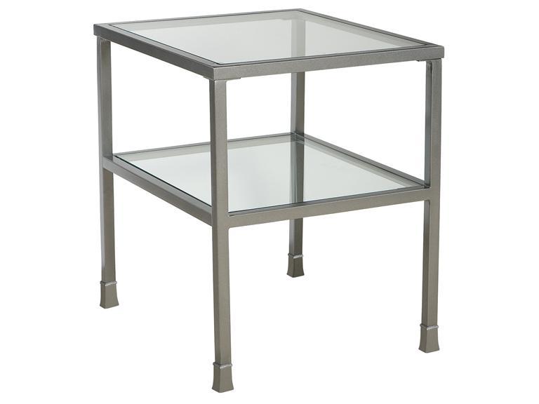 Howard Miller 943115AN - Antique Nickel Metal End Table - фото 1