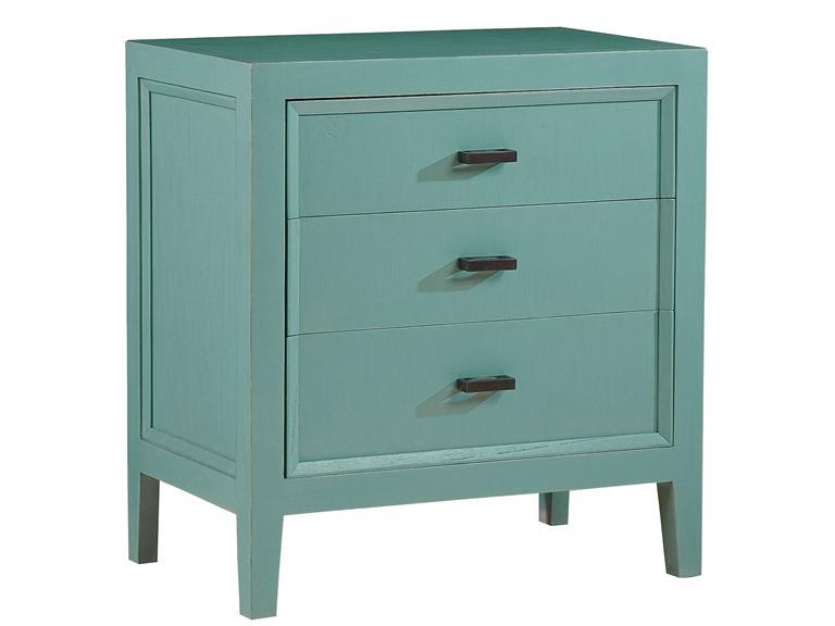 Howard Miller 950107MU Blue Moon- Three Drawer Night Stand - фото 1