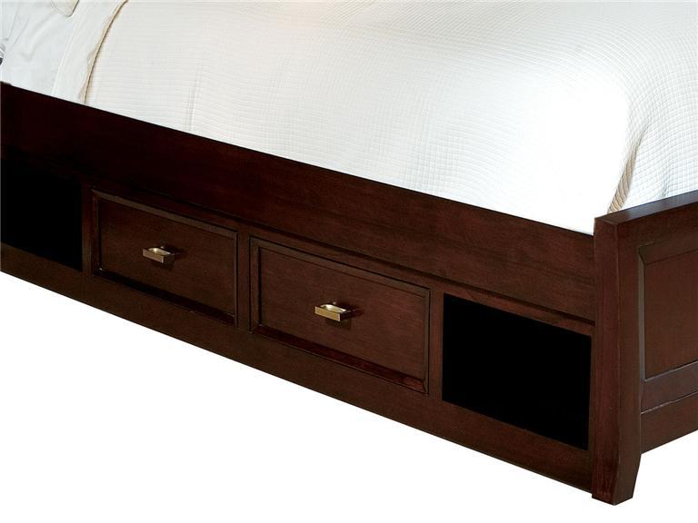 Howard Miller 950131CH Chocolate- Storage for King & Queen Beds - фото 1