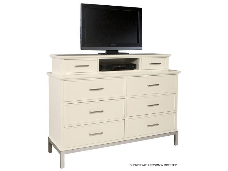 Howard Miller 951102MW - Moonbeam White Dresser Hutch - фото 1