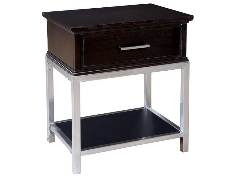 Howard Miller 951103BC - Black Crystal Night Stand - фото 1