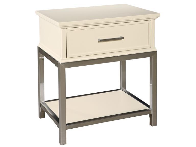 Howard Miller 951103MW - Moonbeam White Night Stand - фото 1