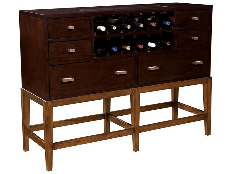 Howard Miller 952024CH Chocolate- Wine Display Side Board - фото 1