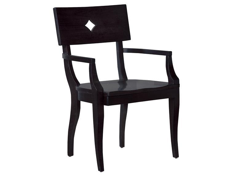 Howard Miller 952028LC Licorice- Saddle-Back Arm Chair - фото 1