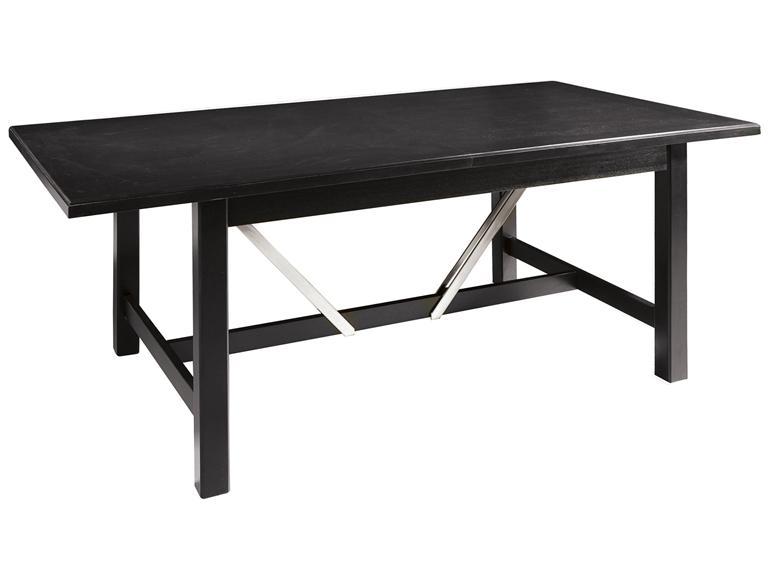 Howard Miller 952101BC - Black Crystal Rectangular Dining Table - фото 1