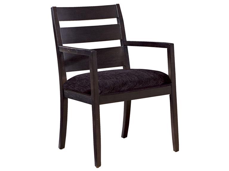 Howard Miller 952104BC - Black Crystal Slat- Back Arm Chair - фото 1