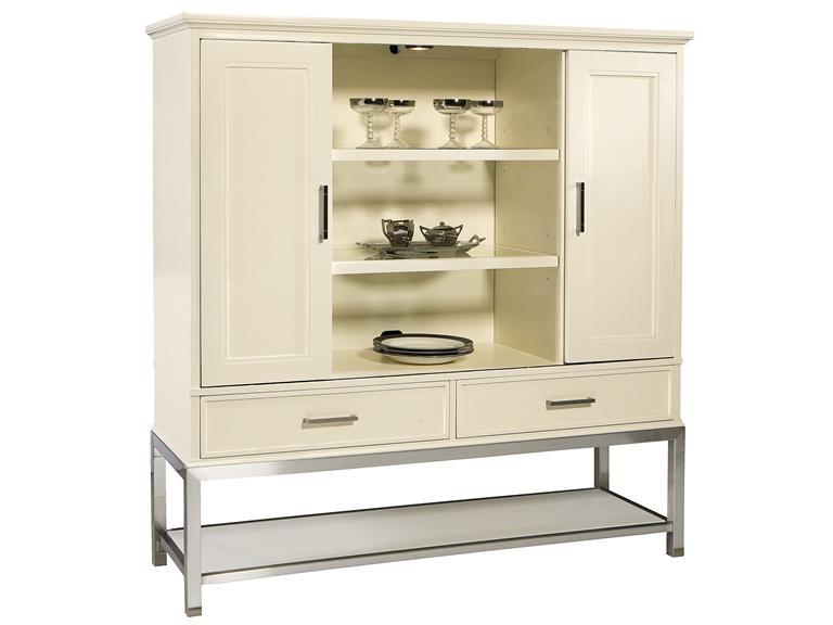 Howard Miller 952106MW - Moonbeam White Server / Cabinet - фото 2