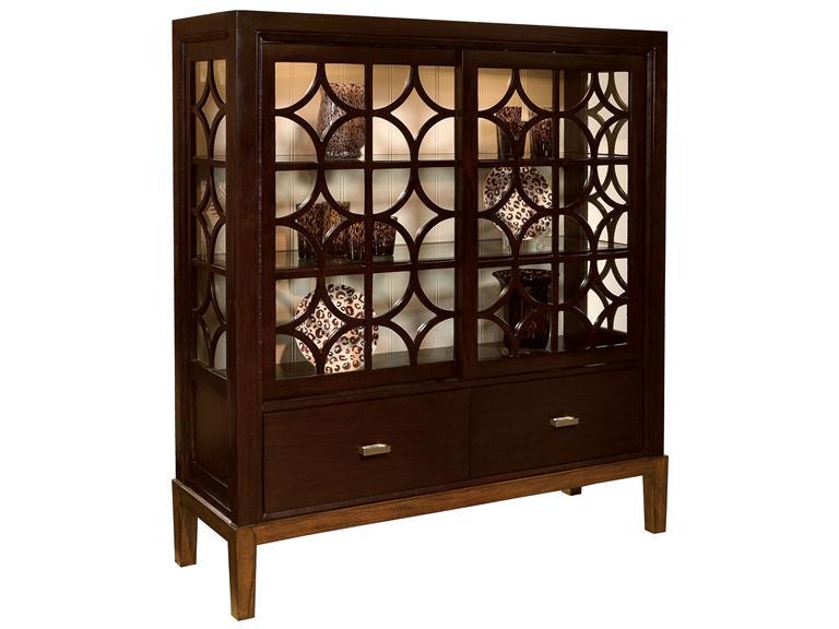 Howard Miller 953022CH Chocolate- Curio/Display Cabinet - фото 1