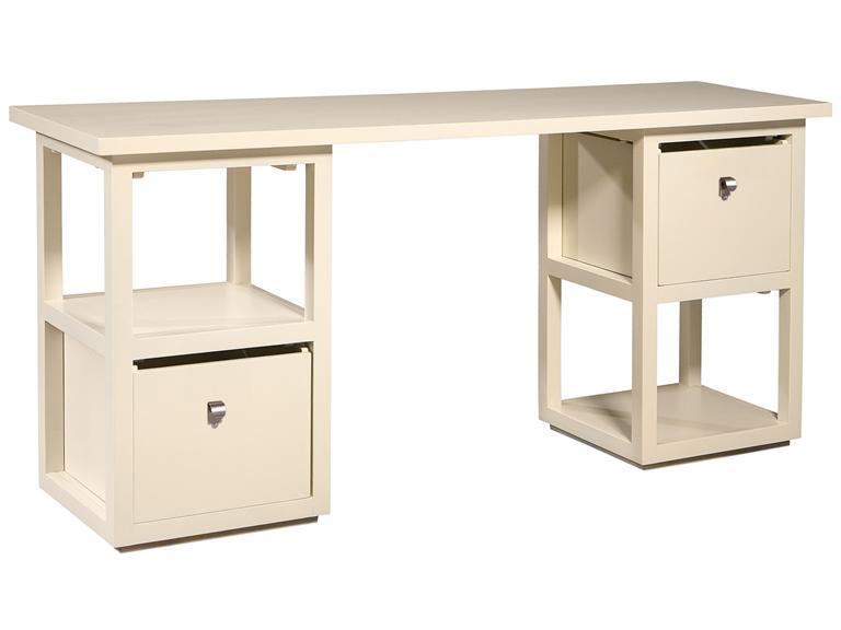 Howard Miller 953104MW - Moonbeam White Sofa Table / Desk - фото 1