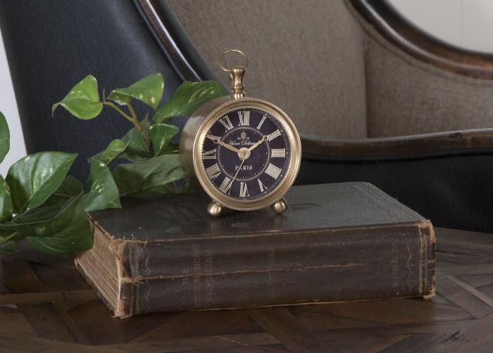 Uttermost 06082 Petite Alarm Clock, Brass - фото 1
