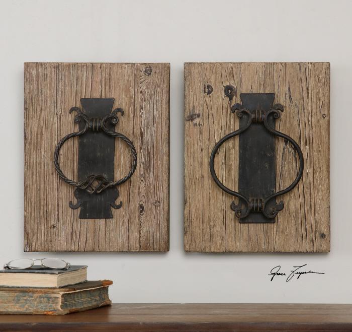 Uttermost 07654 Rustic Door Knockers, S/2 - фото 1
