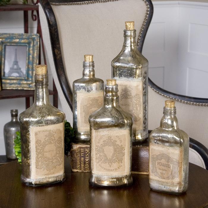 Uttermost 19754 Recycled Bottles, S/5 - фото 1